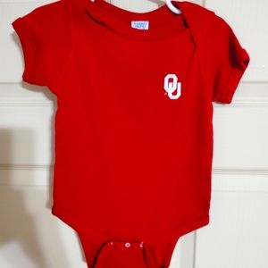 OU Sooners onesie!  New with tags!  Size 18 months